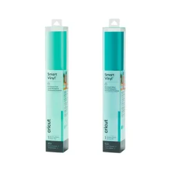Cricut - 2 vinyles permanents 91 x 33 cm - aqua, menthe Discount