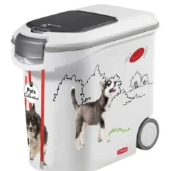 Curver Gamelles Et Autres Accessoires | - Conteneur a croquettes - 35l/12 kg - pets collection - pour chien