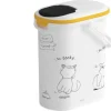 Curver Gamelles Et Autres Accessoires | - Conteneur a croquettes pour chat 4 kg - 10l - le diner et servi