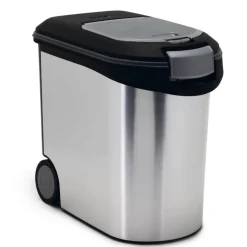Curver Gamelles Et Autres Accessoires | - Récipient d'aliments pour animaux 12 kg 35 l argenté