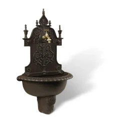 Décoration D'autrefois Bassins Et Fontaines | DÉCORATION D'AUTREFOIS - Fontaine de jardin aluminium marron -