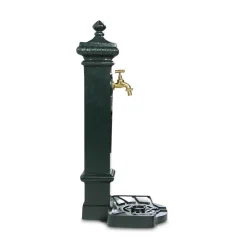 Décoration D'autrefois DÉCORATION D'AUTREFOIS - Fontaine de jardin aluminium-métal vert - Outlet