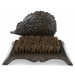 Décoration D'autrefois DÉCORATION D'AUTREFOIS - Gratte-pied fonte fonte marron - Sale