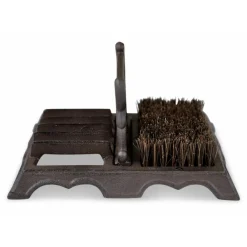 Décoration D'autrefois Entretien De La Maison | DÉCORATION D'AUTREFOIS - Gratte-pied fonte fonte marron -