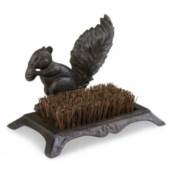 Décoration D'autrefois Entretien De La Maison | DÉCORATION D'AUTREFOIS - Gratte-pied fonte fonte marron -