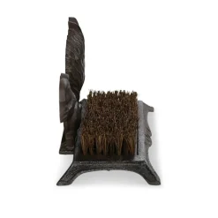 Décoration D'autrefois Entretien De La Maison | DÉCORATION D'AUTREFOIS - Gratte-pied fonte fonte marron -