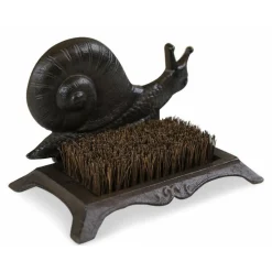 Décoration D'autrefois Entretien De La Maison | DÉCORATION D'AUTREFOIS - Gratte-pied fonte fonte marron -