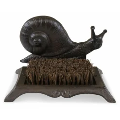 Décoration D'autrefois Entretien De La Maison | DÉCORATION D'AUTREFOIS - Gratte-pied fonte fonte marron -