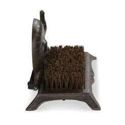 Décoration D'autrefois Entretien De La Maison | DÉCORATION D'AUTREFOIS - Gratte-pied fonte fonte marron -