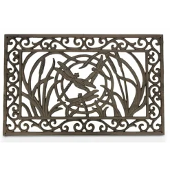 Décoration D'autrefois DÉCORATION D'AUTREFOIS - Paillasson rectangulaire fonte fonte marron - Hot