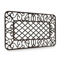 Décoration D'autrefois DÉCORATION D'AUTREFOIS - Paillasson rectangulaire fonte fonte marron - Discount