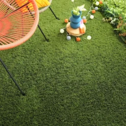 Décoweb DÉCOWEB - Gazon synthétique pro expert 50 - 50mm - rouleau de 4m x 5m Sale