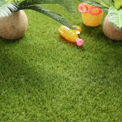 Décoweb DÉCOWEB - Gazon synthétique spécial piscine - 30mm - rouleau de 4m x 5m Online