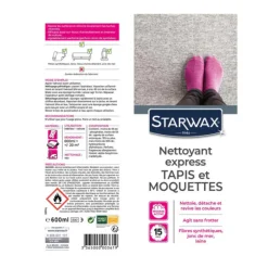 Décoweb Entretien De La Maison | DÉCOWEB - Nettoyant raviveur express tapis moquettes starwax - 600ml