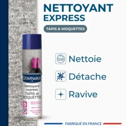 Décoweb Entretien De La Maison | DÉCOWEB - Nettoyant raviveur express tapis moquettes starwax - 600ml