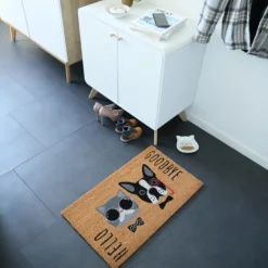 Décoweb Entretien De La Maison | DÉCOWEB - Paillasson coco 45 x 75 cm - chat et chien