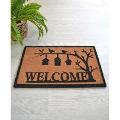 Décoweb Entretien De La Maison | DÉCOWEB - Paillasson coco 71 x 46 cm - oiseaux