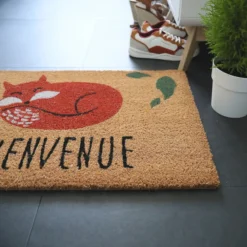Décoweb Entretien De La Maison | DÉCOWEB - Paillasson coco 45 x 75 cm - renard