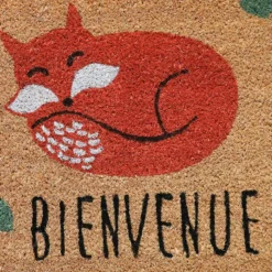 Décoweb Entretien De La Maison | DÉCOWEB - Paillasson coco 45 x 75 cm - renard