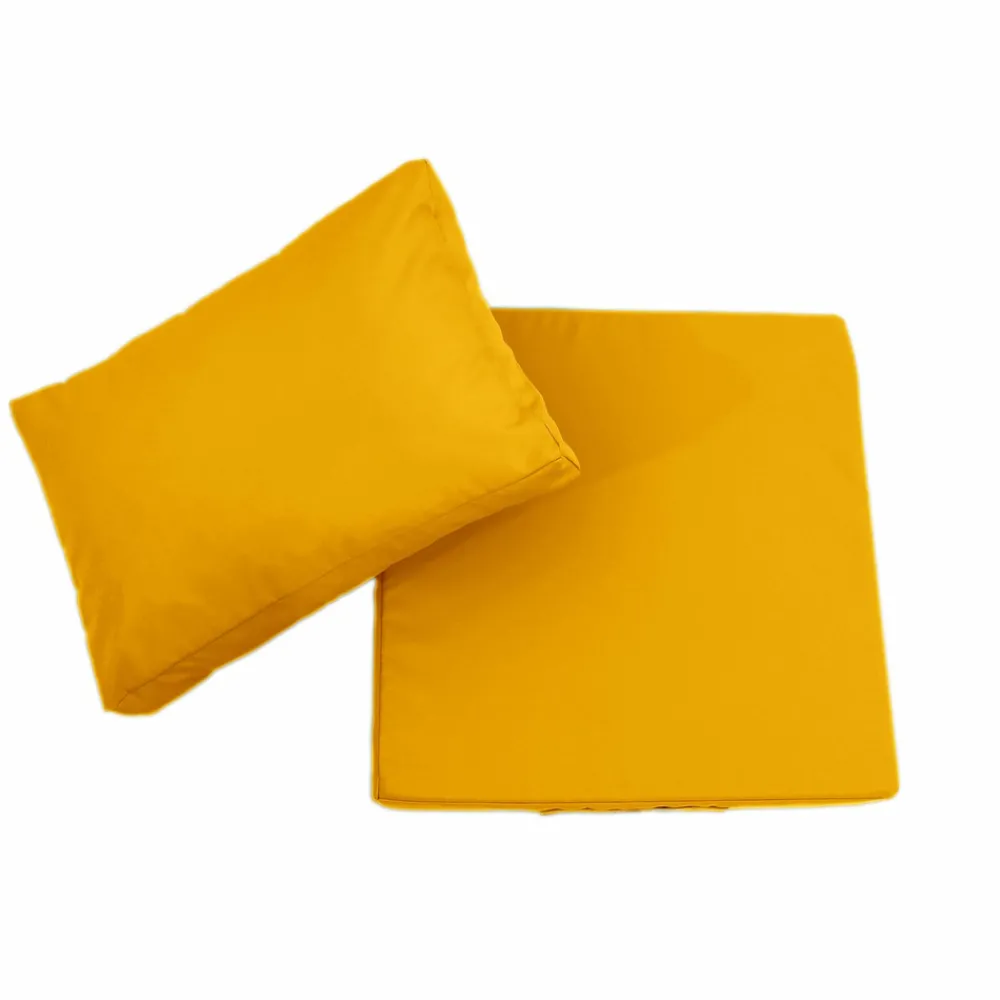 Deco Arts - Coussins pour salon de jardin déhoussable 50x60cm jaune Clearance