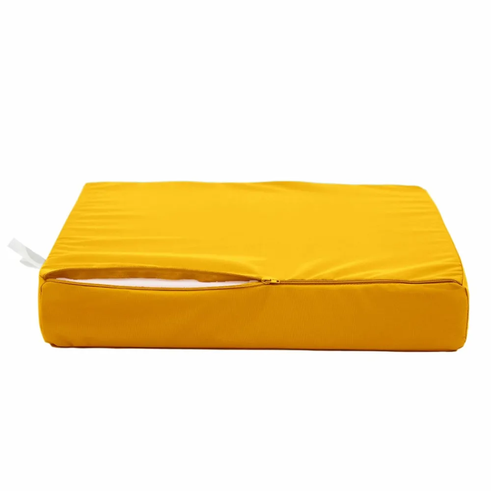 Deco Arts - Coussins pour salon de jardin déhoussable 50x60cm jaune Clearance