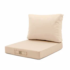 Deco Arts - Coussins pour salon de jardin déhoussable 60x70cm beige Best