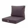 Deco Arts Coussins Extérieurs Et Accessoires | - Coussins pour salon de jardin déhoussable 60x70cm gris carbone