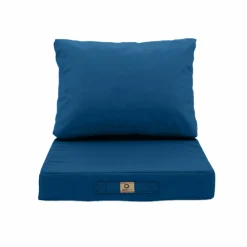 Deco Arts Coussins Extérieurs Et Accessoires | - Coussins pour salon de jardin déhoussable 50x60cm bleu pétrole