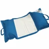 Deco Arts - Pouf piscine en polyester 170x90 cm bleu pétrole Sale