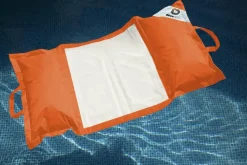 Deco Arts Piscines Et Spas | - Pouf piscine en polyester 170x90 cm orange