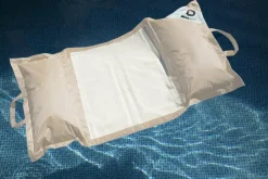 Deco Arts Piscines Et Spas | - Pouf piscine en polyester 170x90 cm beige