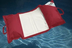 Deco Arts Piscines Et Spas | - Pouf piscine en polyester 170x90 cm rouge piment
