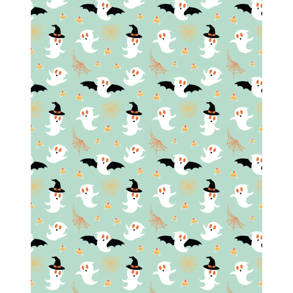 Decopatch - Assortiment de papier foil : 4 feuilles, thème Halloween - 30x40cm