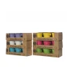 Decoris Anti-Nuisibles | - Pack de 3 bougies citronelle 45g ø5x6,5cm couleurs assortits