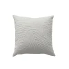 Decostars Objets De Décoration | - - coussin carré feuillage aspect gaufré
