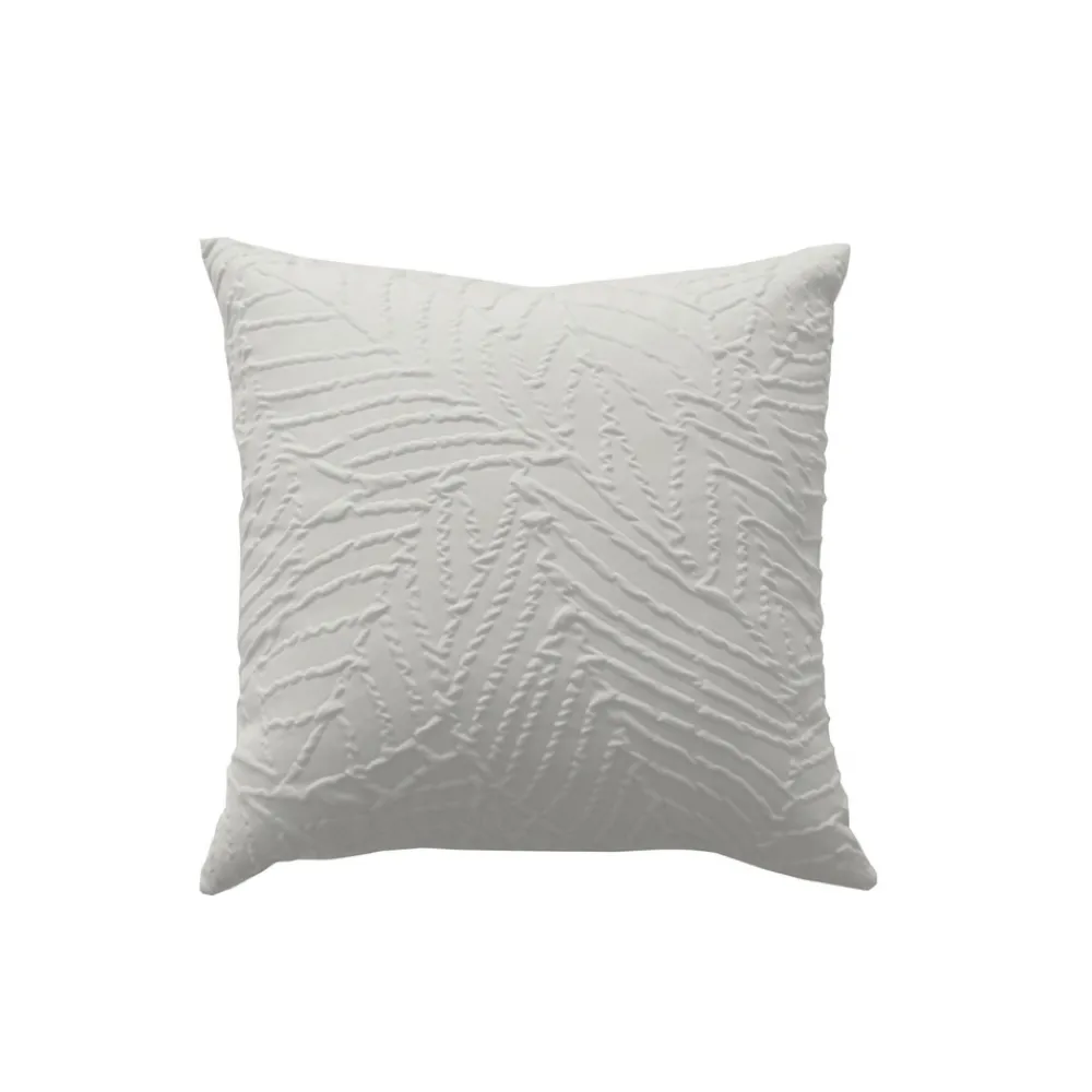 Decostars Objets De Décoration | - - coussin carré feuillage aspect gaufré
