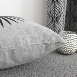 Decostars Objets De Décoration | - - coussin carré feuille de palmier