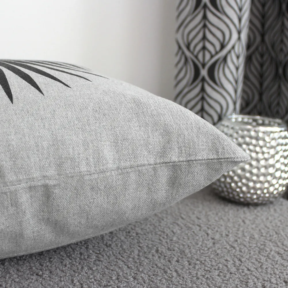 Decostars Objets De Décoration | - - coussin carré feuille de palmier