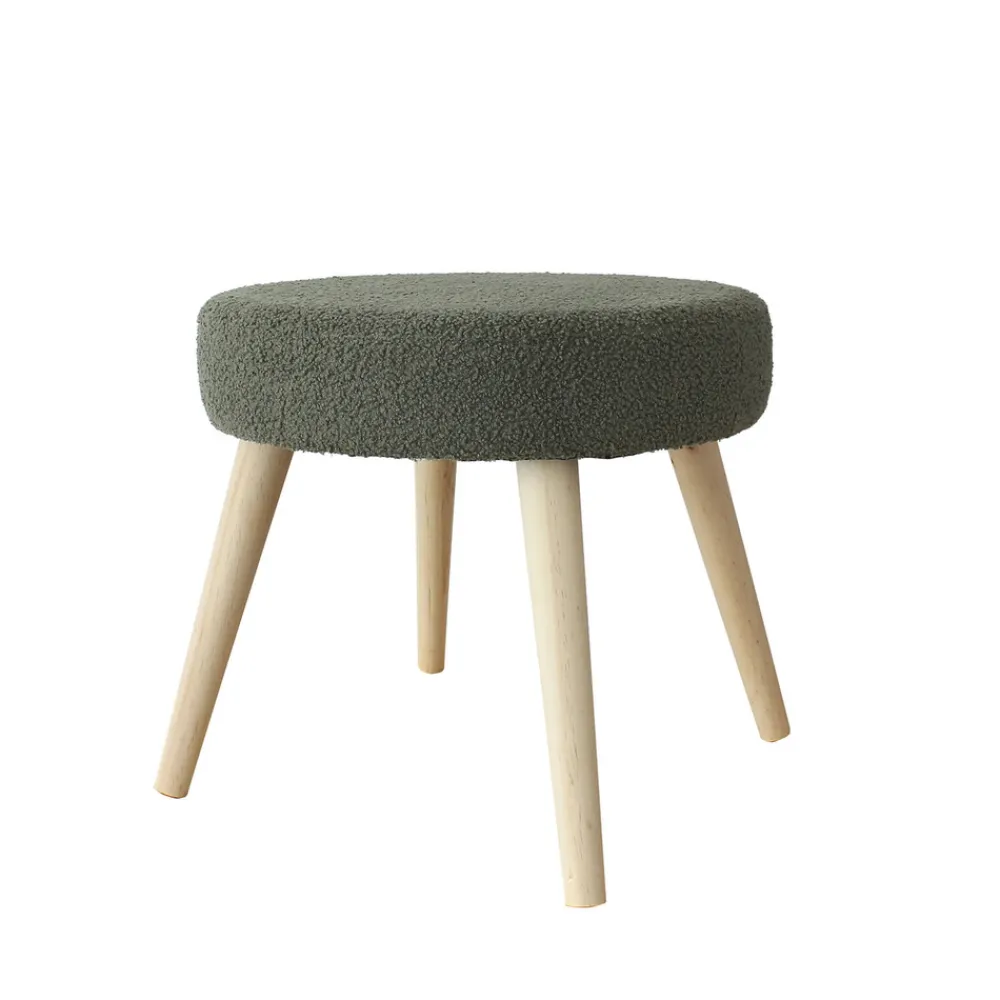Decostars Objets De Décoration | - - tabouret rond en bouclettes