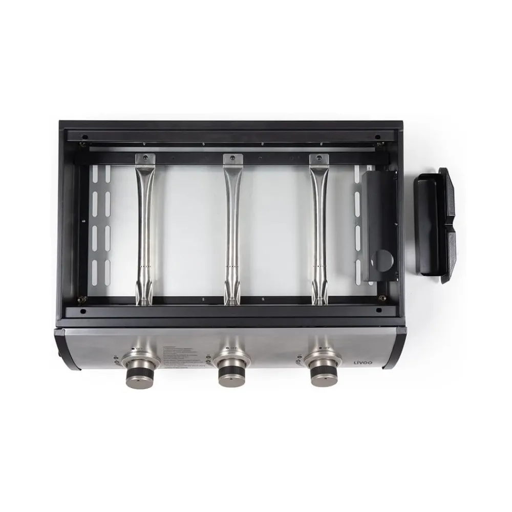 Delta Import - Livoo plancha gaz 7.5kw plaque acier émaillée 62x36cm - doc277-couv Online