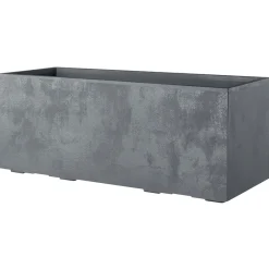 Deroma - Bac muret Millennium, à réserve d'eau, coloris ashgrey - L.99cm Discount