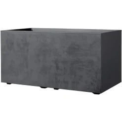 Deroma - Bac muret Millennium, à réserve d'eau, coloris anthracite - L.79cm Best