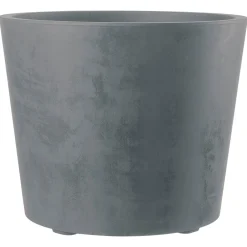 Deroma - Pot Vaso Millennium, à réserve d'eau, coloris ashgrey - D.59cm