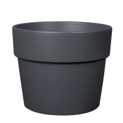 Deroma - Pot Vaso Perfetto Bigband en terre cuite émaillée Epoxy Cendre Ø39cm Discount
