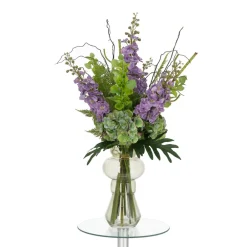Design Plants - Bouquet artificiel lié à la main yara portland – violet 90cm Sale