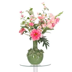Design Plants - Bouquet artificiel noué à la main clara oslo – 80cm rose Clearance