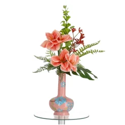 Design Plants Bouquets De Fleurs | - Bouquet artificiel entrelacé mia oslo rose