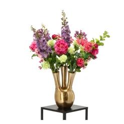 Design Plants Bouquets De Fleurs | - Bouquet d'art artisanal elisa milano - rose/violet