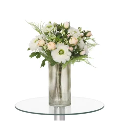 Design Plants - Bouquet d'art artisanal frieda bern 35cm blanc Sale