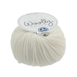 DMC Mercerie | - Laine Woolly 100% Merinos : blanc 50g